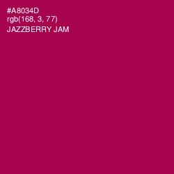#A8034D - Jazzberry Jam Color Image