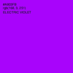 #A803FB - Electric Violet Color Image