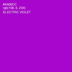 #A806CC - Electric Violet Color Image