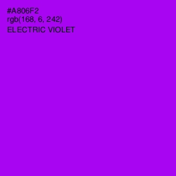 #A806F2 - Electric Violet Color Image