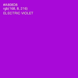 #A808D8 - Electric Violet Color Image