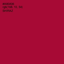 #A80A36 - Shiraz Color Image