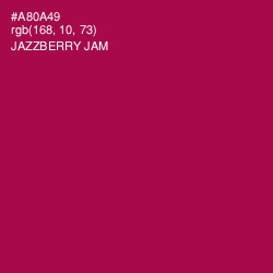 #A80A49 - Jazzberry Jam Color Image