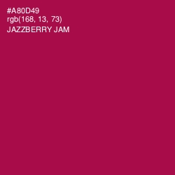 #A80D49 - Jazzberry Jam Color Image