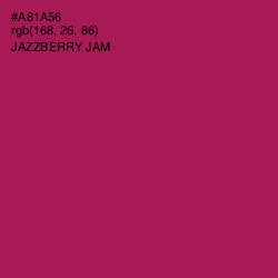 #A81A56 - Jazzberry Jam Color Image