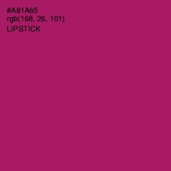 #A81A65 - Lipstick Color Image