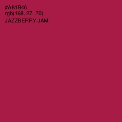 #A81B46 - Jazzberry Jam Color Image