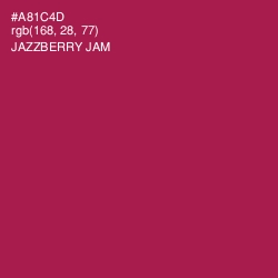 #A81C4D - Jazzberry Jam Color Image