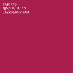 #A81F4D - Jazzberry Jam Color Image