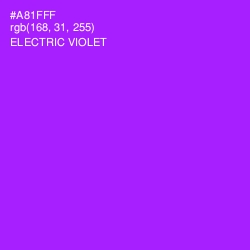 #A81FFF - Electric Violet Color Image