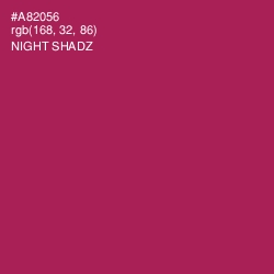 #A82056 - Night Shadz Color Image