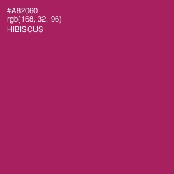 #A82060 - Hibiscus Color Image