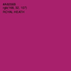 #A8206B - Royal Heath Color Image