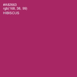 #A82663 - Hibiscus Color Image