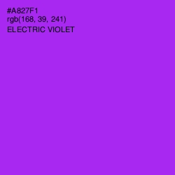 #A827F1 - Electric Violet Color Image