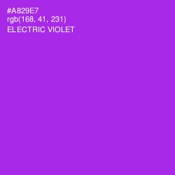 #A829E7 - Electric Violet Color Image