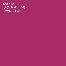 #A82B64 - Royal Heath Color Image