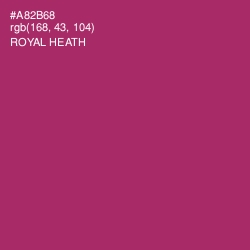 #A82B68 - Royal Heath Color Image