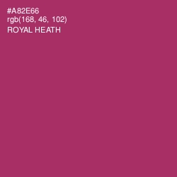 #A82E66 - Royal Heath Color Image
