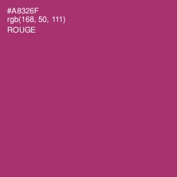 #A8326F - Rouge Color Image