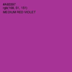 #A83397 - Medium Red Violet Color Image