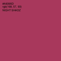 #A8395D - Night Shadz Color Image