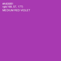 #A839B1 - Medium Red Violet Color Image