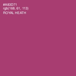 #A83D71 - Royal Heath Color Image