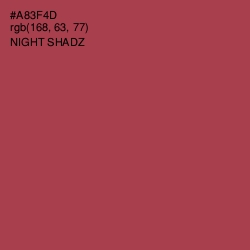 #A83F4D - Night Shadz Color Image