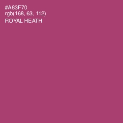 #A83F70 - Royal Heath Color Image