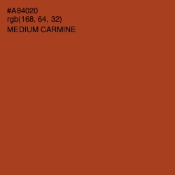 #A84020 - Medium Carmine Color Image