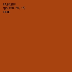 #A8420F - Fire Color Image