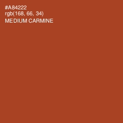 #A84222 - Medium Carmine Color Image