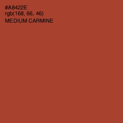 #A8422E - Medium Carmine Color Image