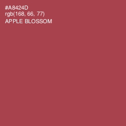 #A8424D - Apple Blossom Color Image