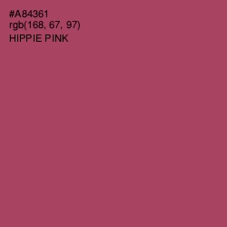 #A84361 - Hippie Pink Color Image