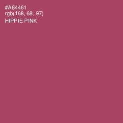 #A84461 - Hippie Pink Color Image