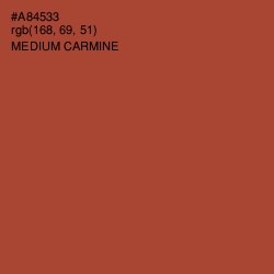 #A84533 - Medium Carmine Color Image