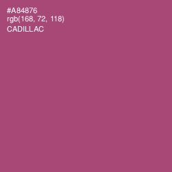 #A84876 - Cadillac Color Image