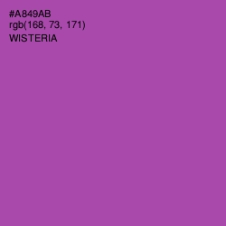 #A849AB - Wisteria Color Image