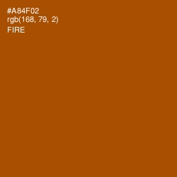 #A84F02 - Fire Color Image