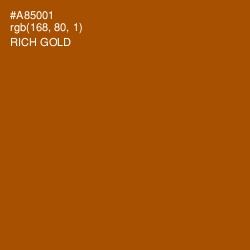 #A85001 - Rich Gold Color Image