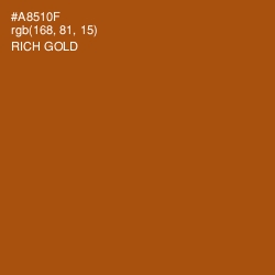 #A8510F - Rich Gold Color Image