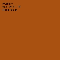 #A85110 - Rich Gold Color Image