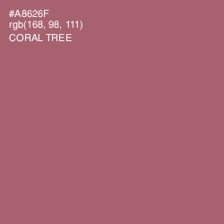 #A8626F - Coral Tree Color Image