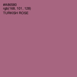 #A86580 - Turkish Rose Color Image