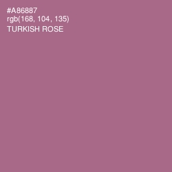 #A86887 - Turkish Rose Color Image