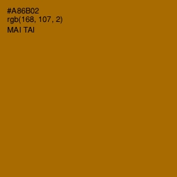 #A86B02 - Mai Tai Color Image