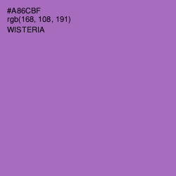#A86CBF - Wisteria Color Image