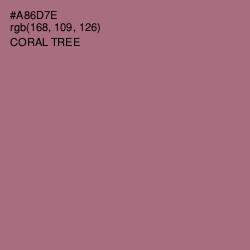 #A86D7E - Coral Tree Color Image